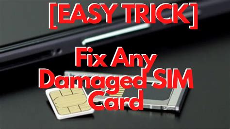 how to recover smart sim card|damaged sim card recovery.